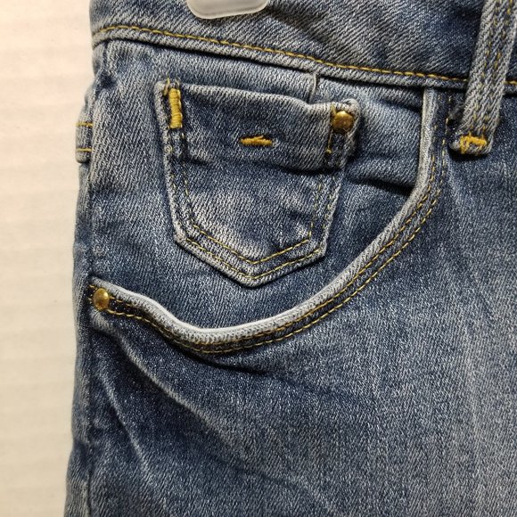 H&M shorts 36 EUR 6 US denim jean side split shortie stretch summer &Shorts - Picture 7 of 15